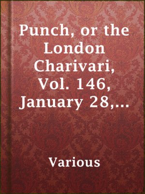 cover image of Punch, or the London Charivari, Vol. 146, January 28, 1914